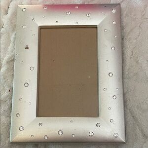 Godinger 4” X 6” Silver Frame with Crystal Details